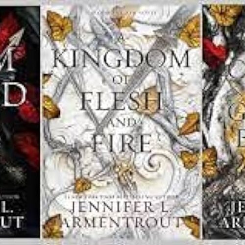 (Combo) A Kingdom of Flesh and Fire + From Blood and ash + Crown of Gilded Bones (3 books) Paperback – by Jennifer L Armentrout