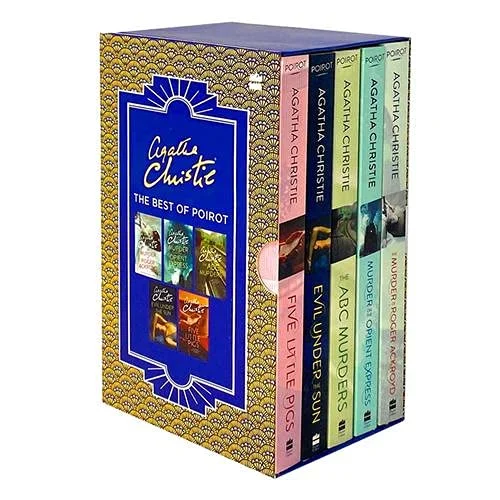 Agatha Christie The Best Of Poirot (5 Books Box Set Collection Pack) Paperback