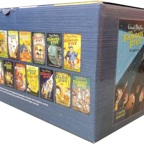 Famous Five: 21 Exciting Adventures! (Set of 21 Books) Paperback – Box set, Enid Blyton